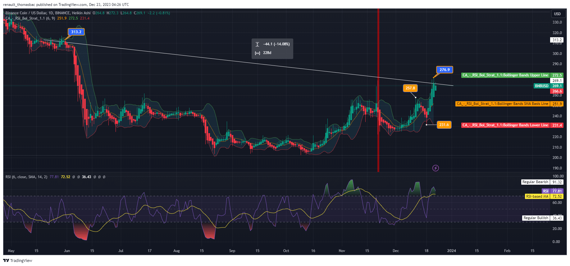 analyse-technique-bnb-binance-token-decembre-2023