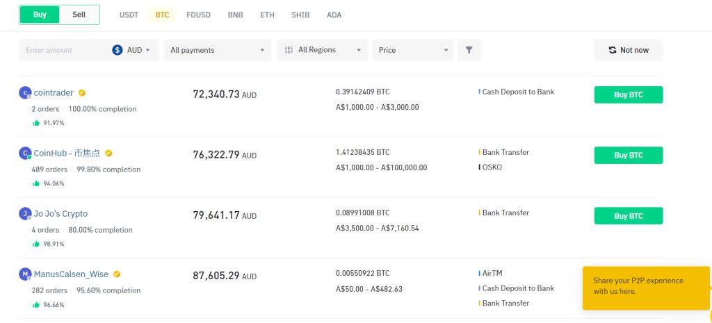 Eşler Arası (P2P) Borsalar ile DOGE Satın Alma