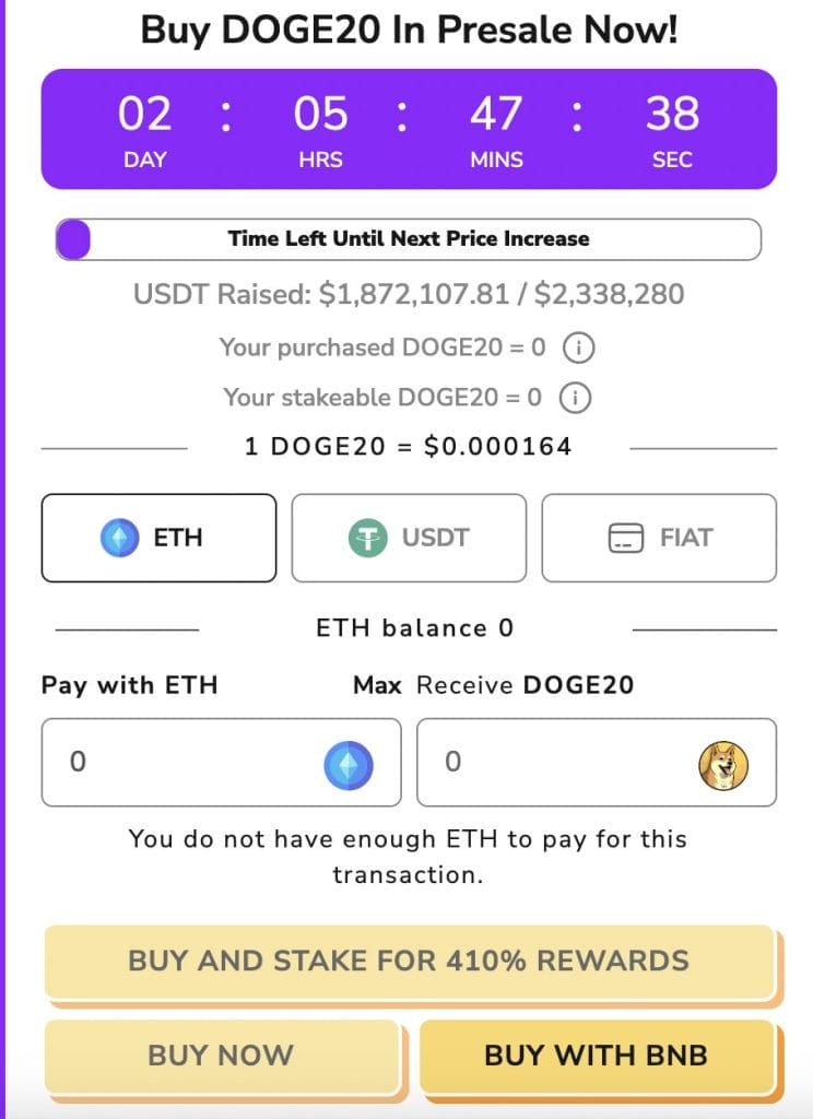 dogecoin &ouml;n satış
