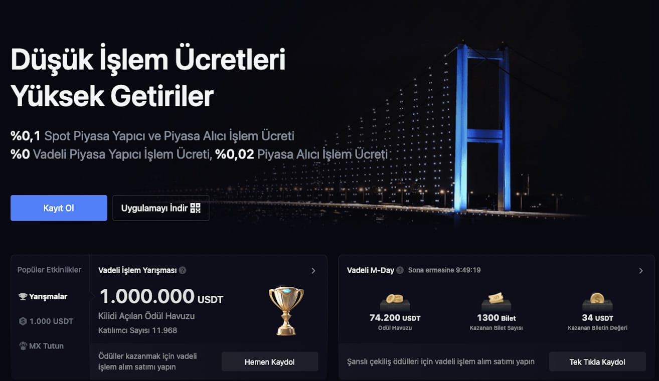TRON satın alma platformları MEXC