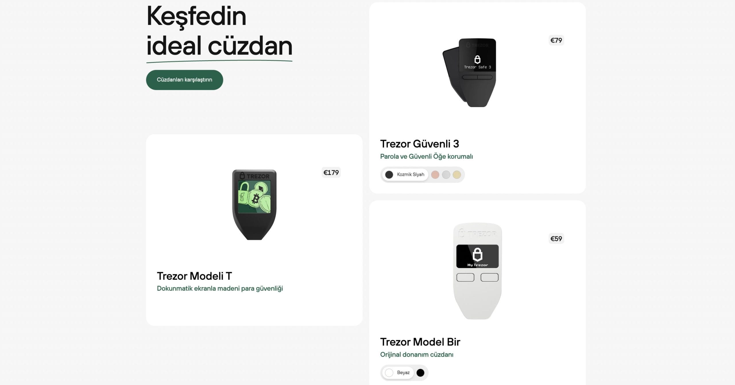 en iyi Ethereum cüzdanları trezor
