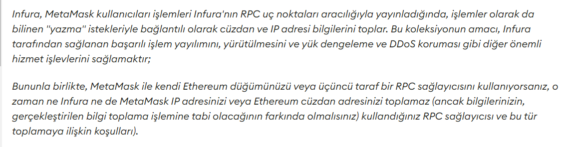 Metamask açıklaması