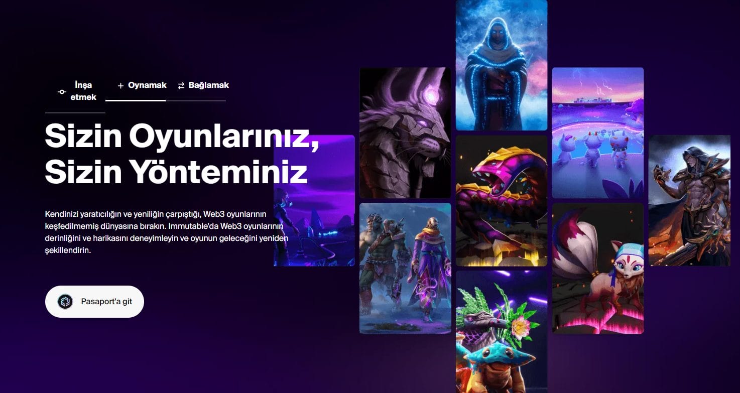 NFT oluşturma ve ticaret yapma imkanı sağlayan proje