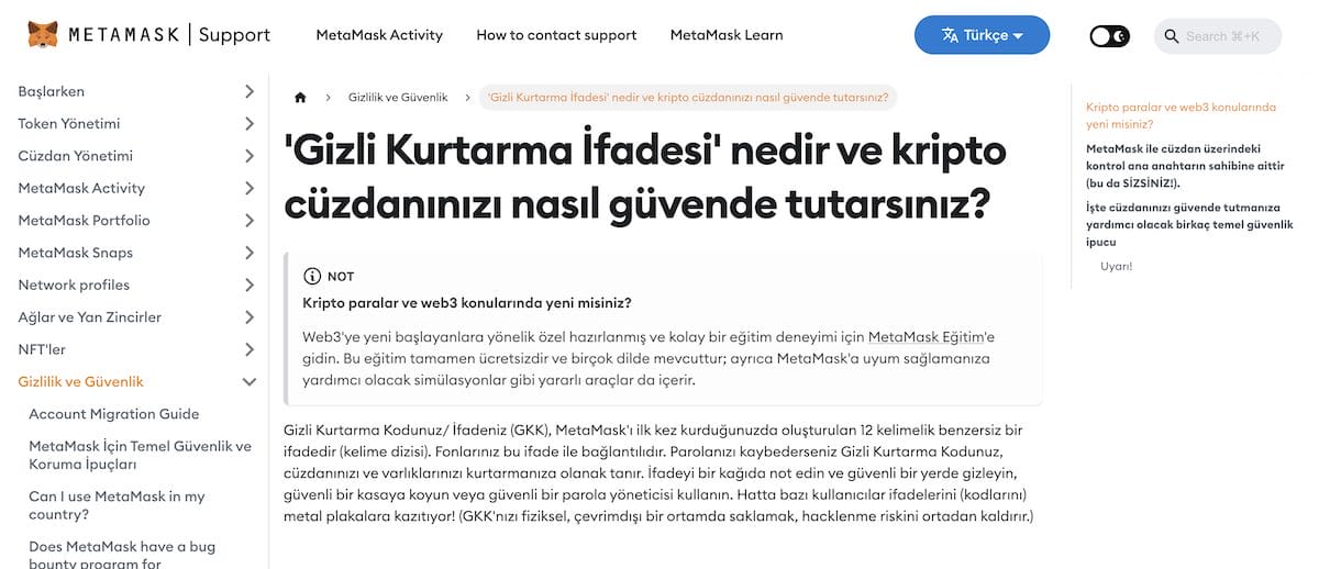 MetaMask Cüzdanı Nasıl Kurulur? Güncel Anlatım