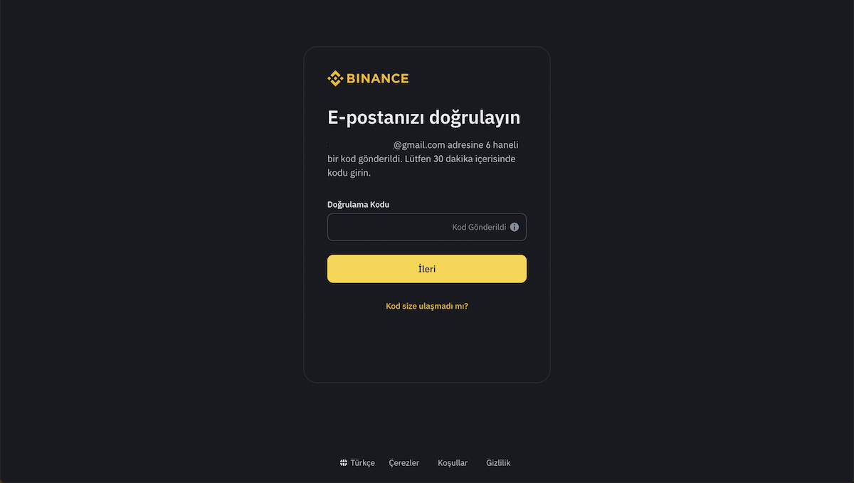 Binance KYC Sürecini Tamamlama