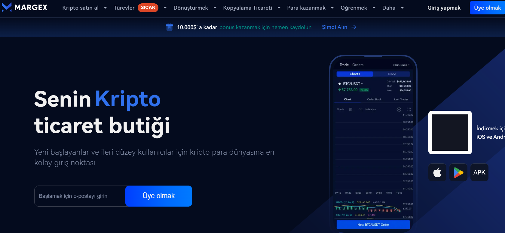 margex en büyük kripto borsaları