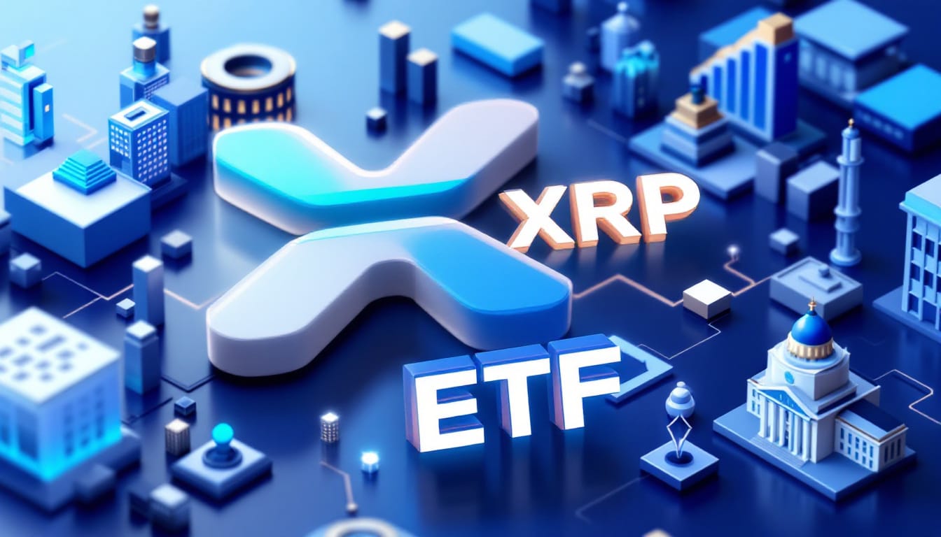 XRP ETF申請を表現した概念図