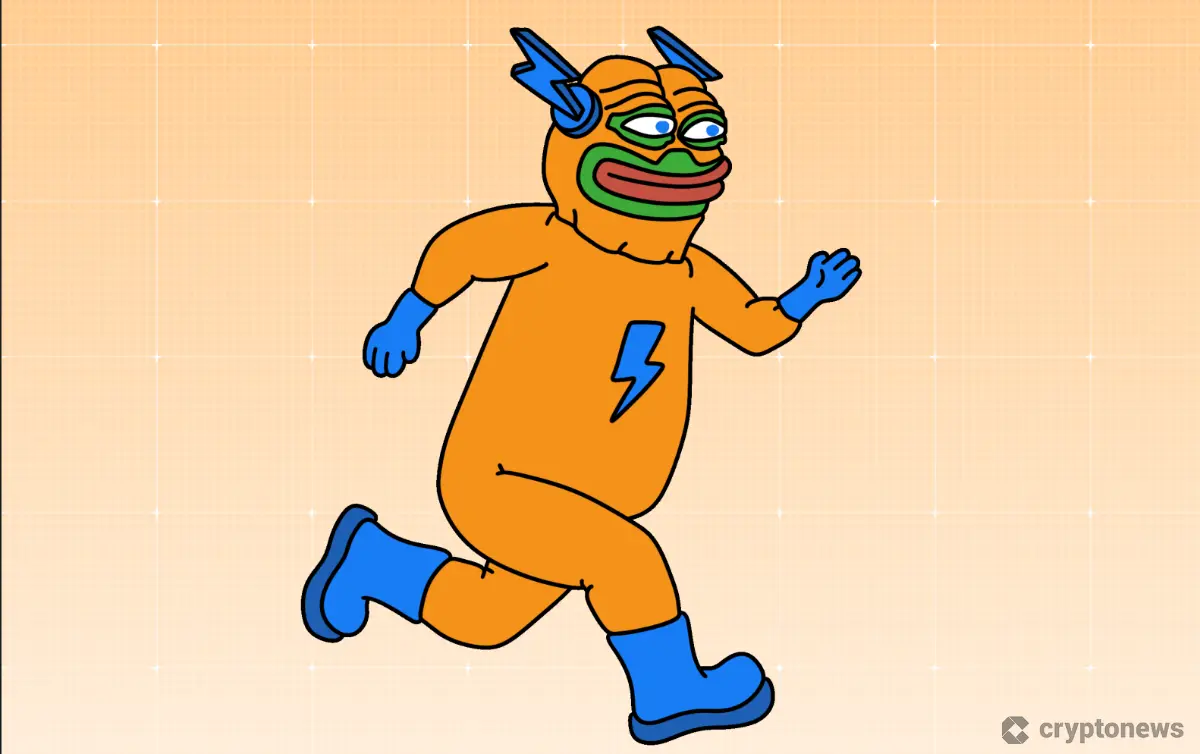 Bitcoin Hyperのキャラクターが走っている様子