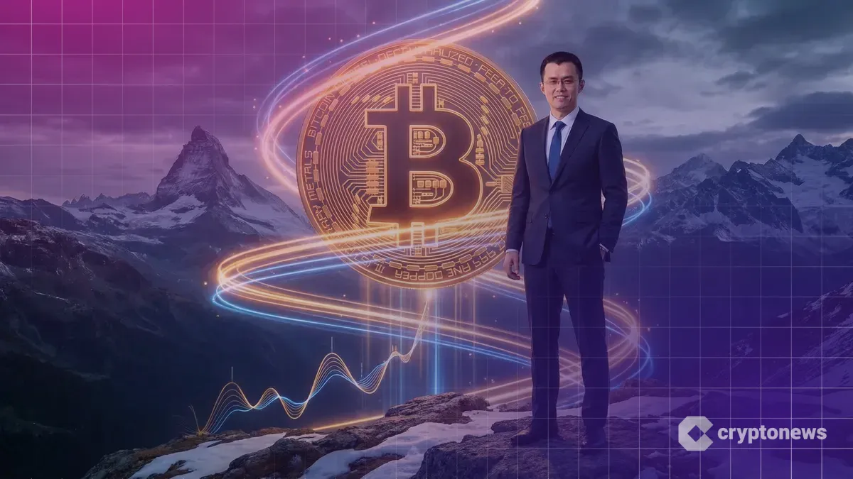 バイナンス創設者CZ氏が2026年のビットコインスーパーサイクルを予測する様子