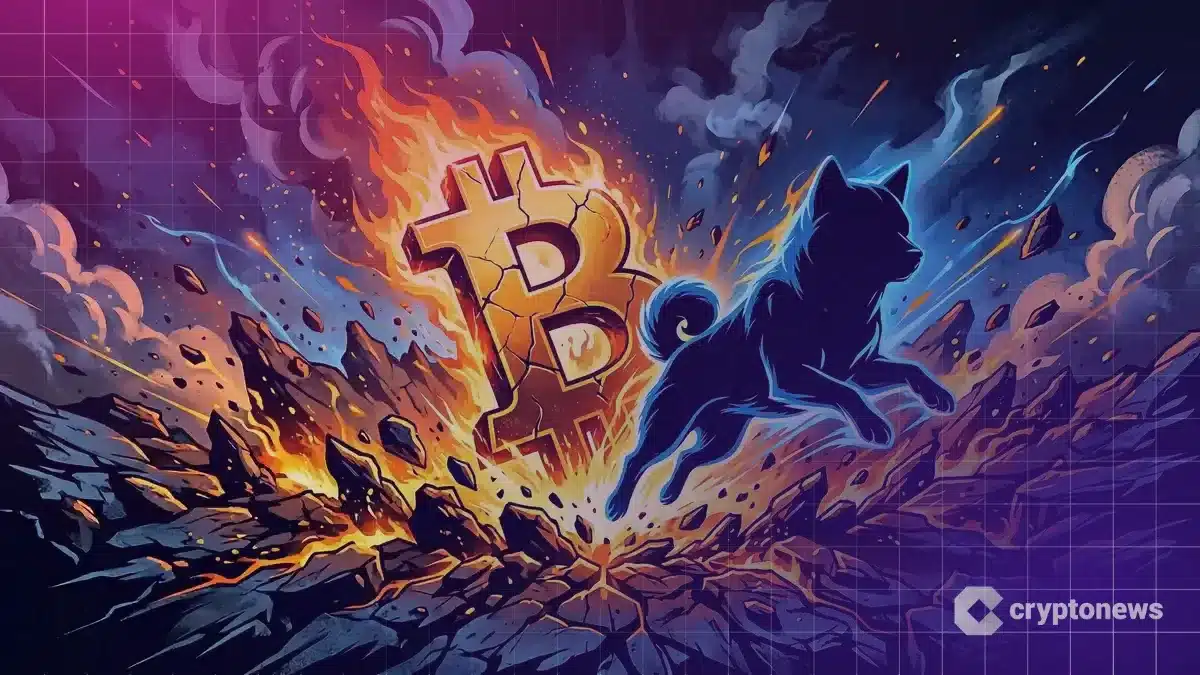 ビットコインETFへの巨額流入とミームコインの勢いを示すイメージ
