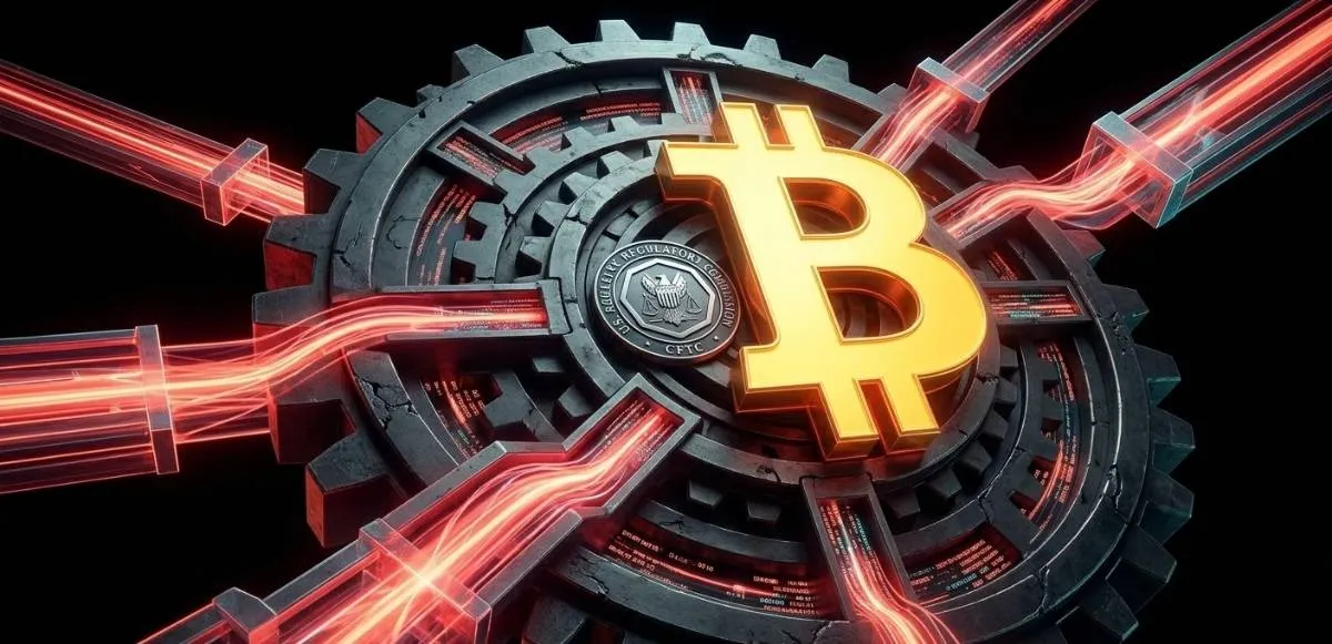 米国初のビットコイン無期限契約承認を象徴する画像