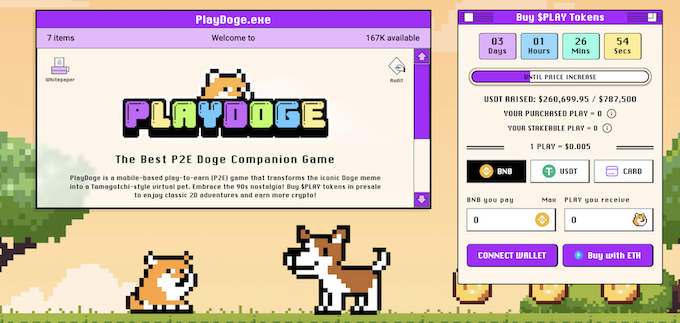 PlayDoge, groene cryptomunten