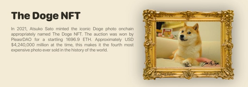 wat is dogecoin nft