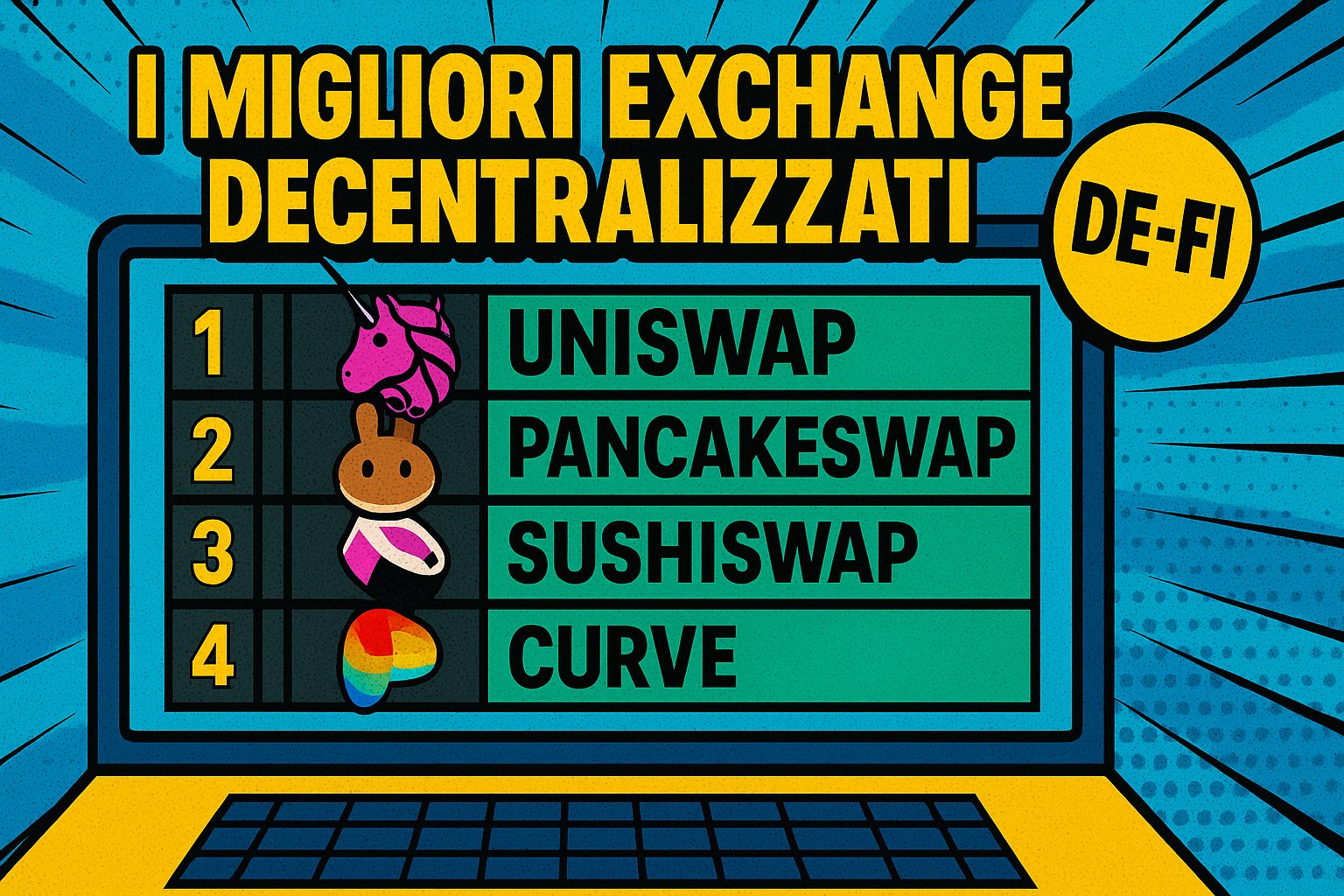 I migliori exchange decentralizzati (DEX) del 2026