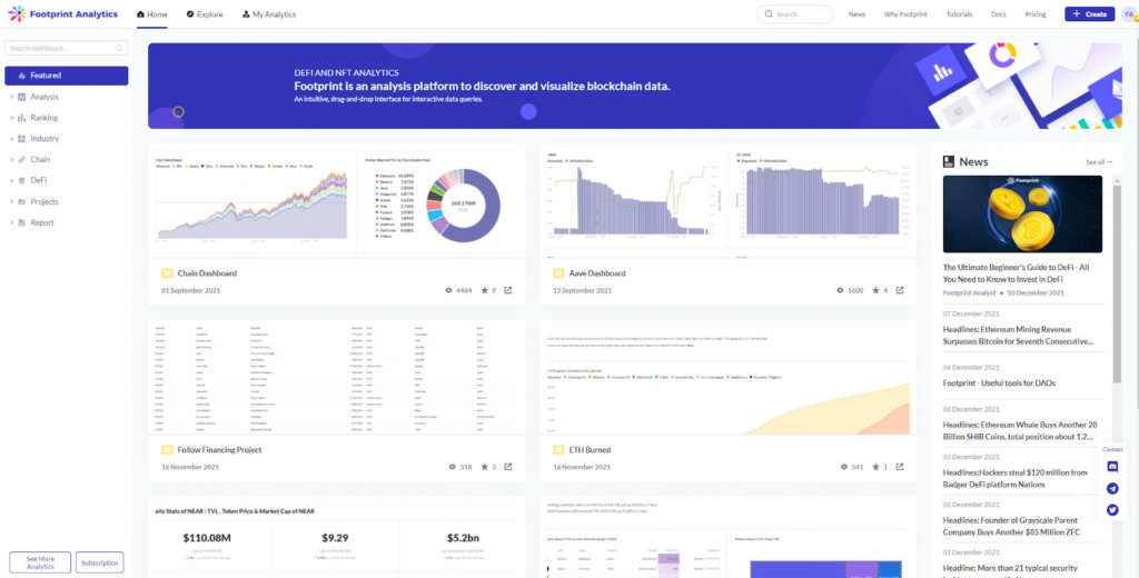Footprint Analytics screenshot 1