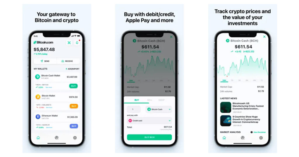 Bitcoin.com Wallet screenshot 1