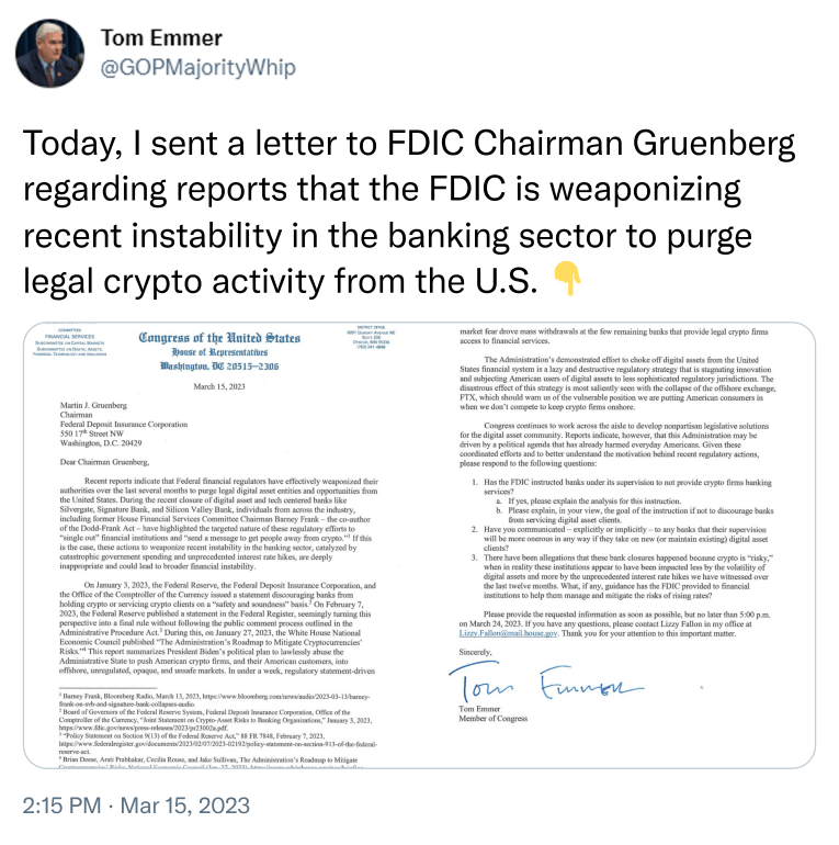 tom emmer tweet