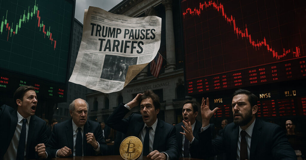 Market chaos as fake Trump plan to pause tariffs momentarily pumps markets