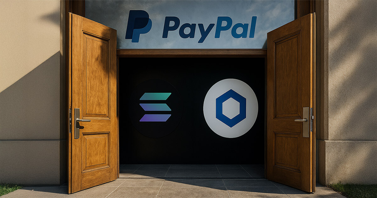 PayPal expands crypto offerings with Solana, Chainlink support