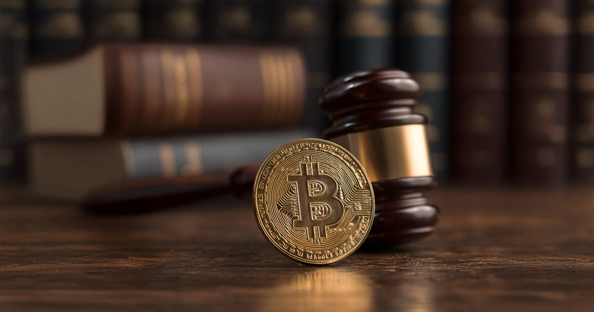 bitcoin with gavel