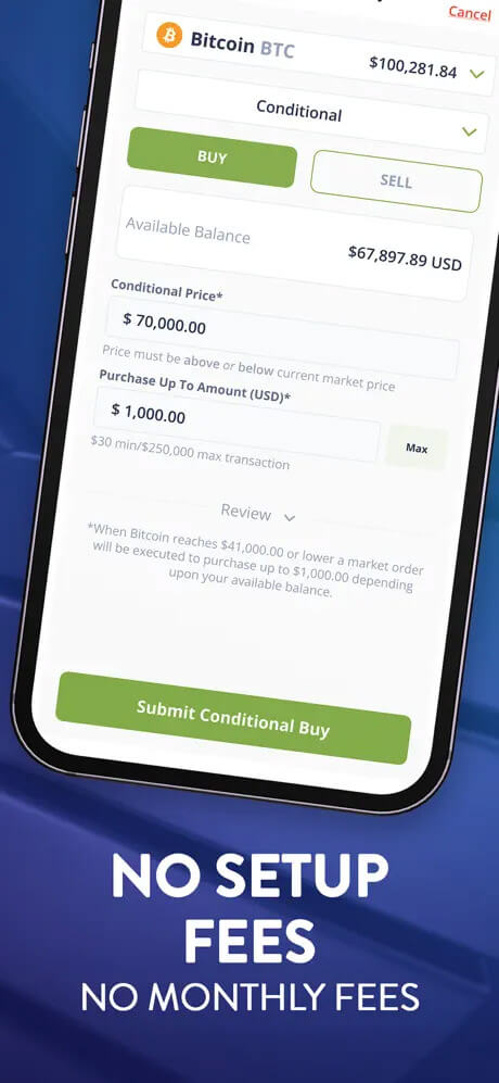 iTrustCapital screenshot