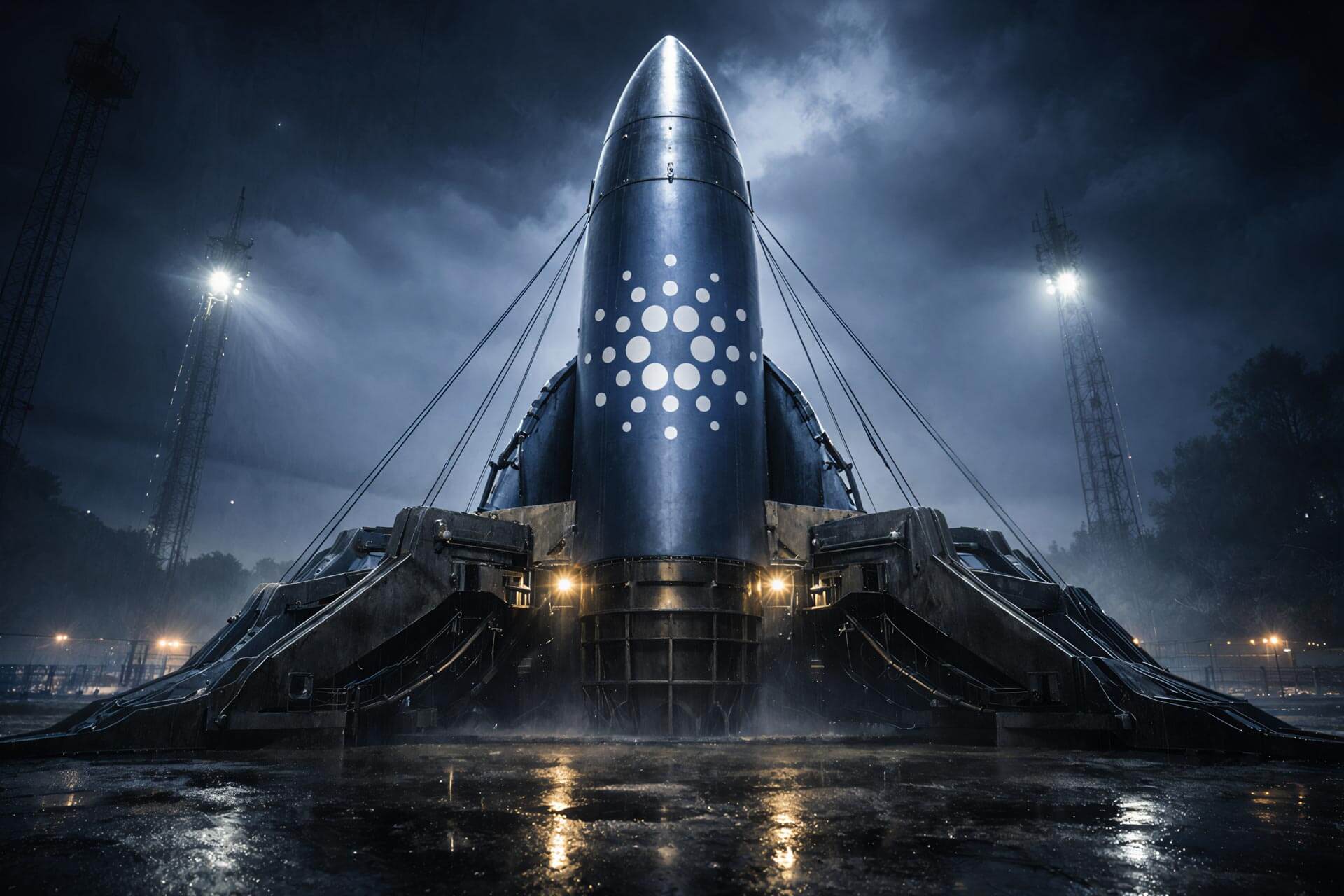 Cardano rocket on a rain-soaked launch pad as ADA shorts surge after a 71% drop ahead of the Midnight launch risk