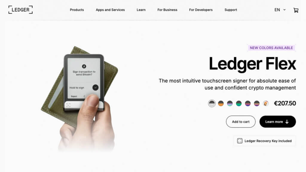 Ledger Flex screenshot 1