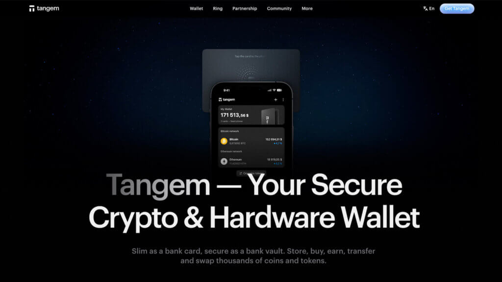 Tangem screenshot 1