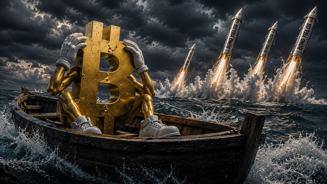 Panicked Bitcoin figure stranded at sea as surging bond yields fuel global financial crisis fears and pressure crypto markets below $80,000