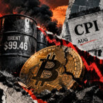 Bitcoin is squeezed by near-$100 Brent crude as rising energy costs create fresh inflation pressure beyond August CPI.