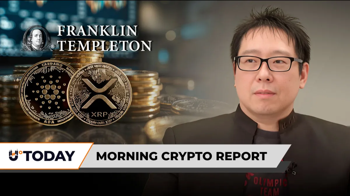 Morning Crypto Report: $1.69 Trillion Franklin Templeton Boosts XRP and Cardano (ADA), "$1 Million BTC" Advocate Samson Mow Backs Michael Saylor, When to Buy Bitcoin? Jim Cramer Teases Outlook