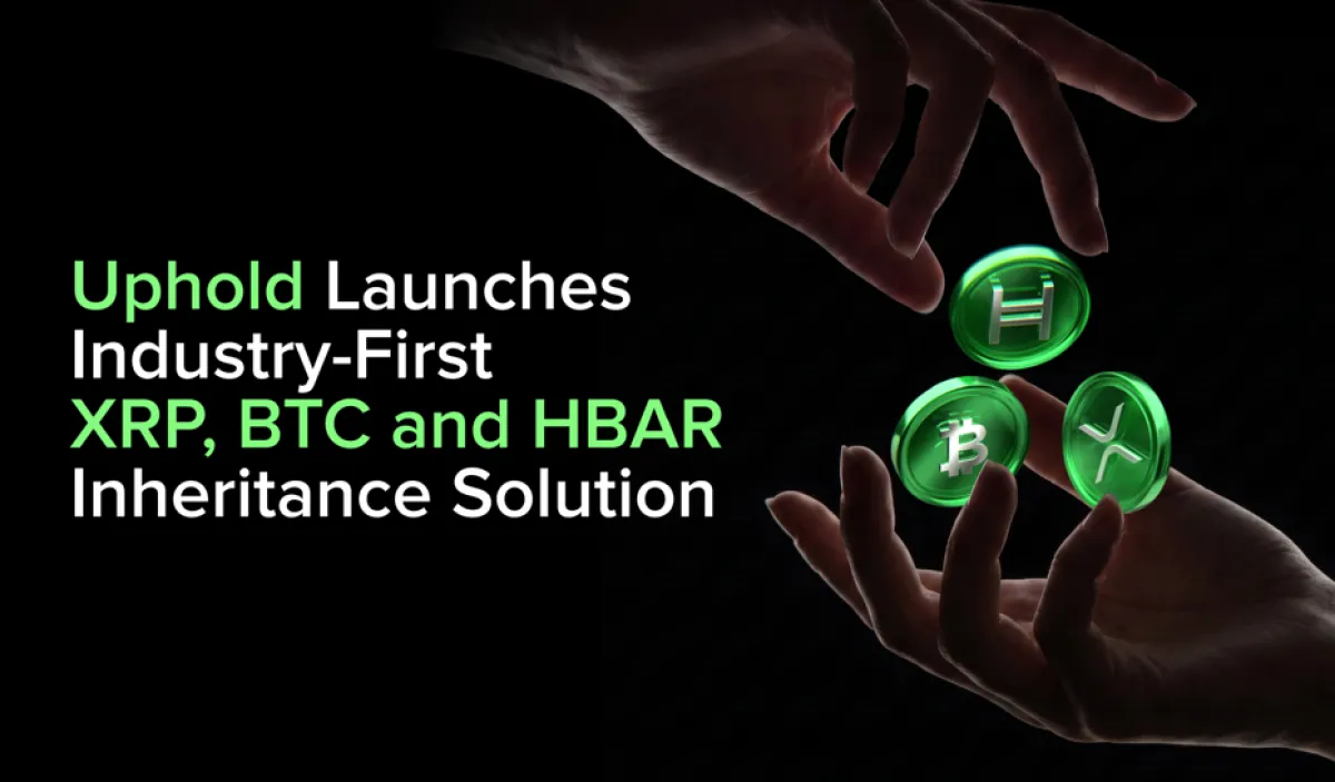 Uphold Launches Industry-First XRP, BTC and HBAR Inheritance Solution for its Integrated Self-Custody Wallet