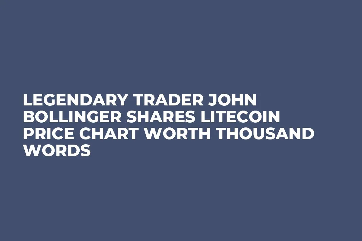 Legendary Trader John Bollinger Shares Litecoin Price Chart Worth Thousand Words