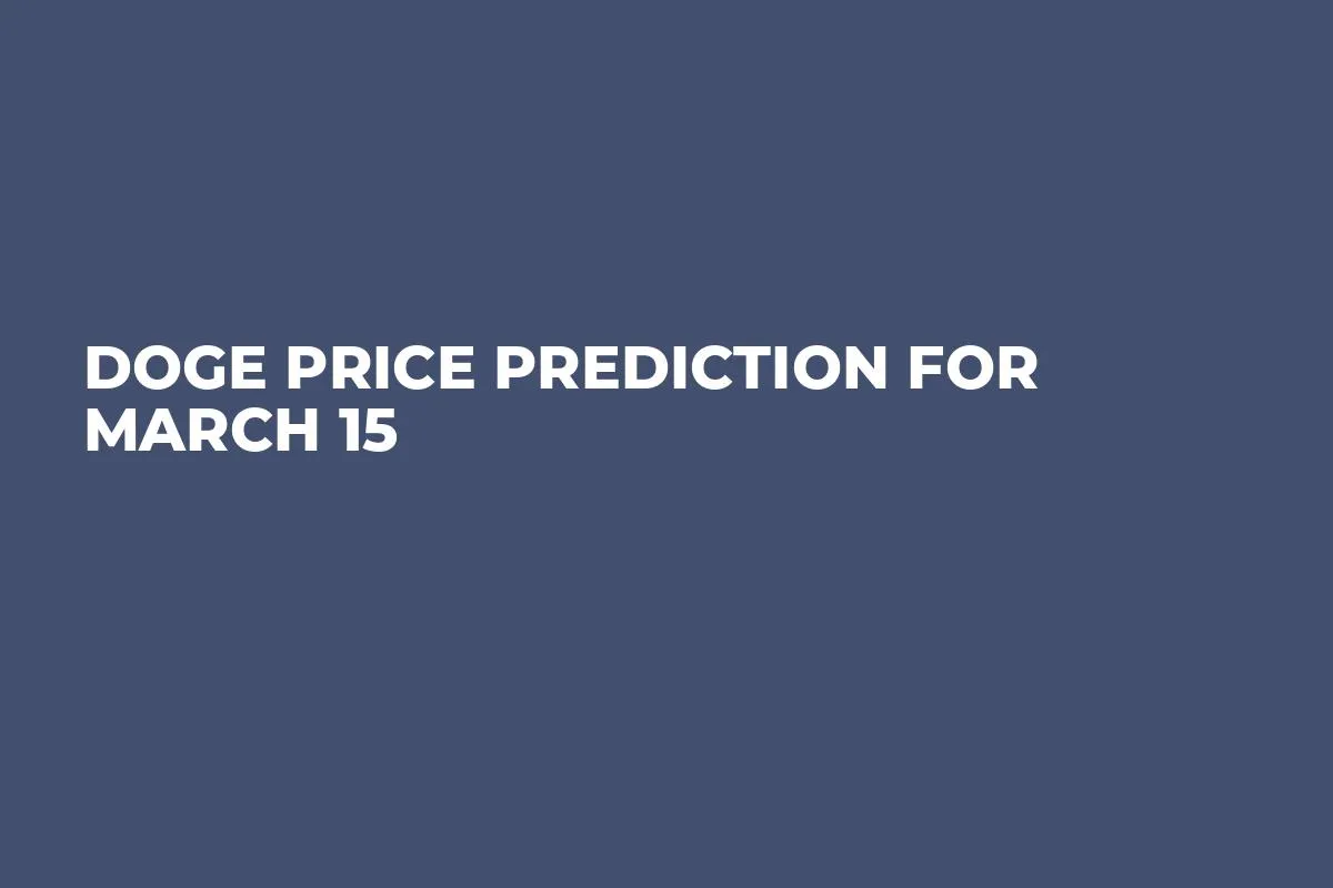 DOGE Price Prediction for March 15