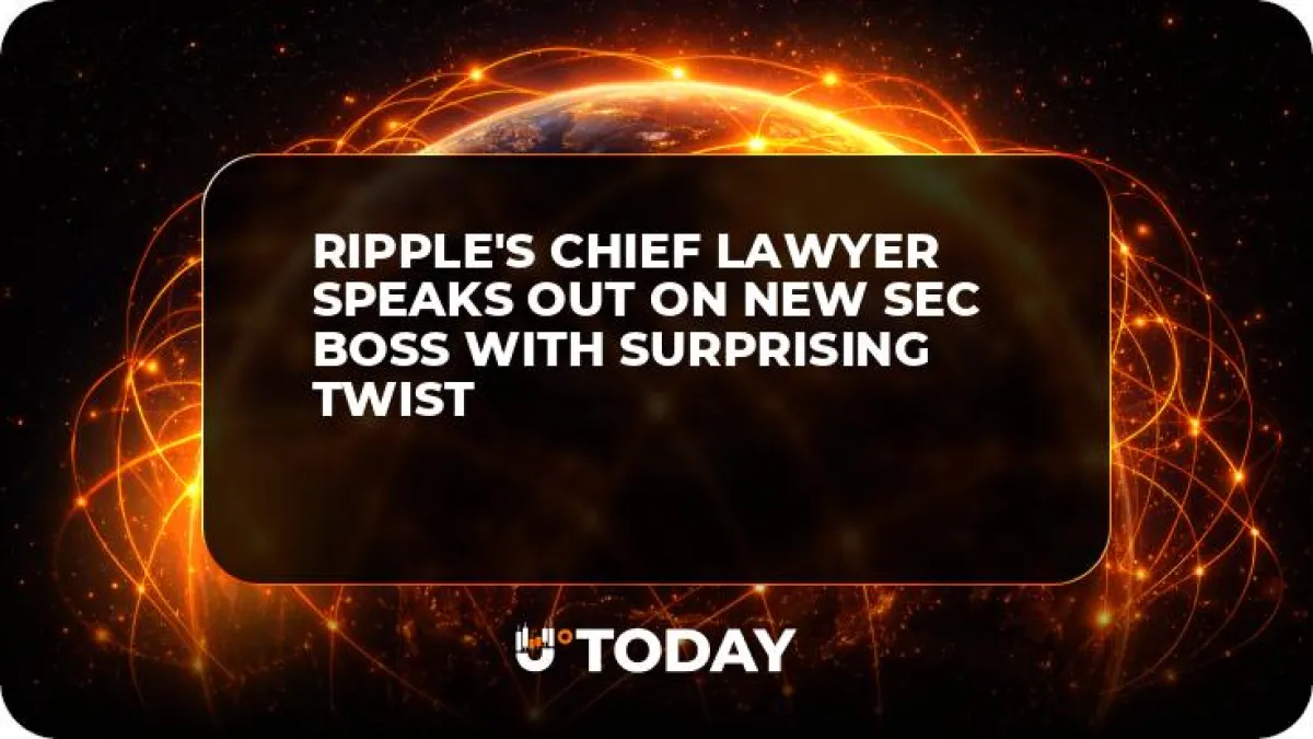 Ripple's Chief Lawyer Speaks Out on New SEC Boss With Surprising Twist