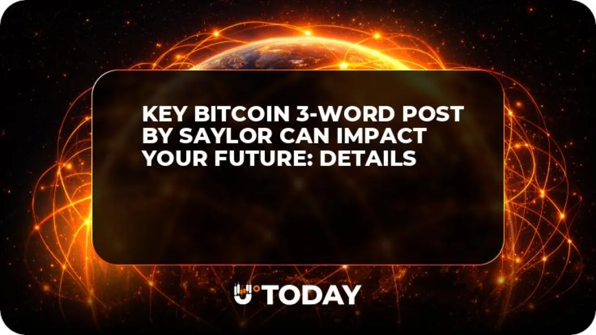 Key Bitcoin 3-Word Post by Saylor Can Impact Your Future: Details