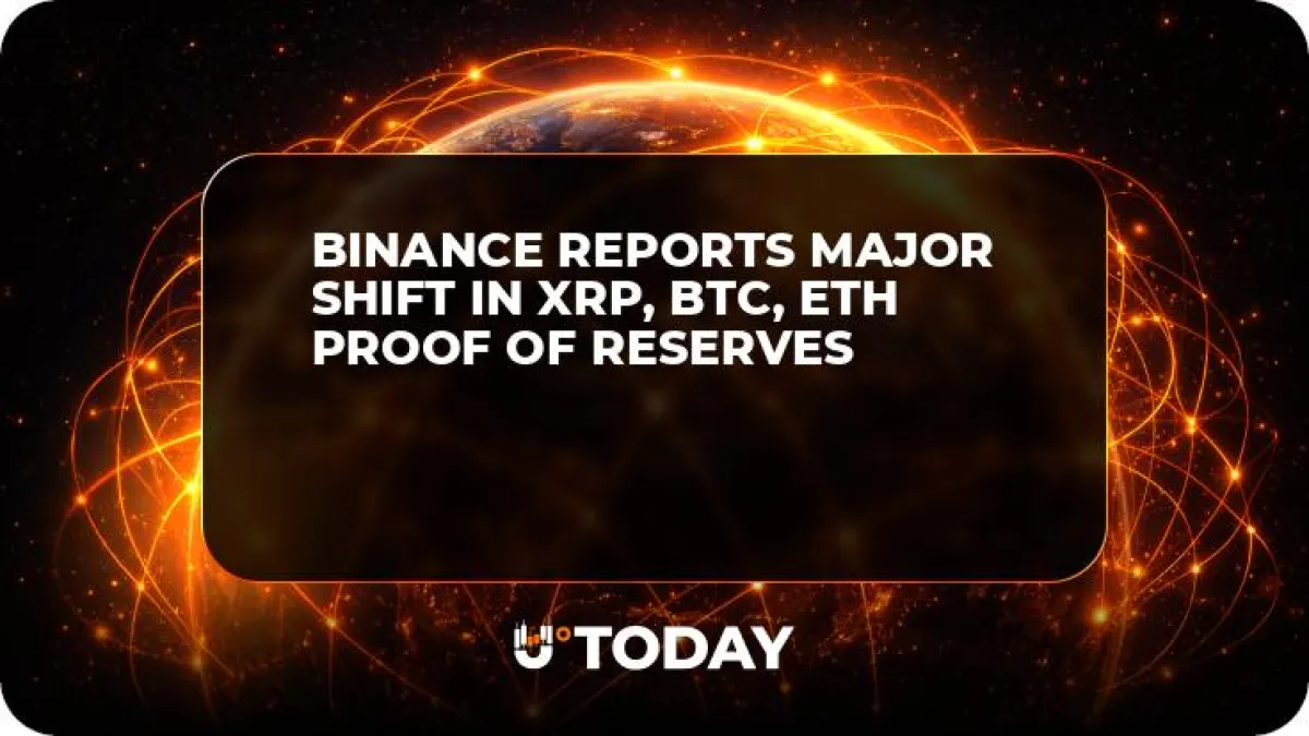 Binance Reports Major Shift in XRP, BTC, ETH Proof of Reserves