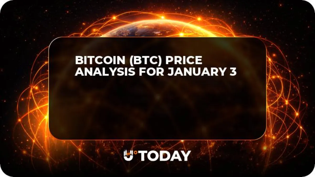 Bitcoin (BTC) Price Analysis for January 3