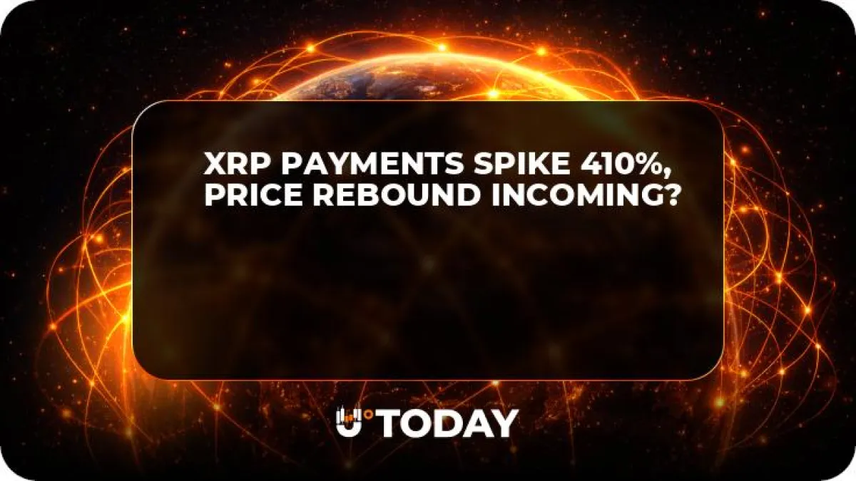 XRP Payments Spike 410%, Price Rebound Incoming?