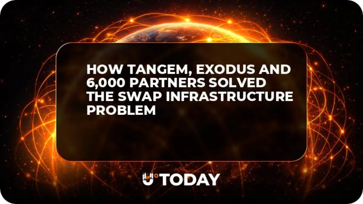 How Tangem, Exodus and 6,000 Partners Solved the Swap Infrastructure Problem