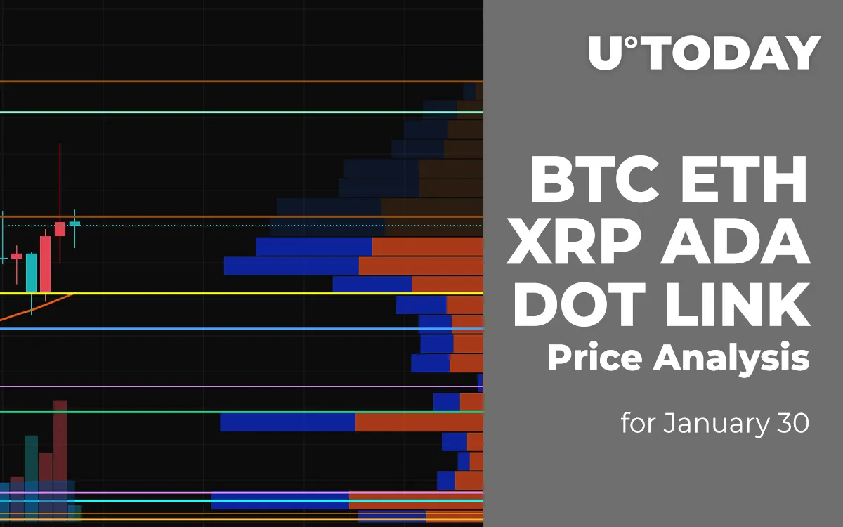 BTC, ETH, XRP, ADA, DOT and LINK Price Analysis for January 30