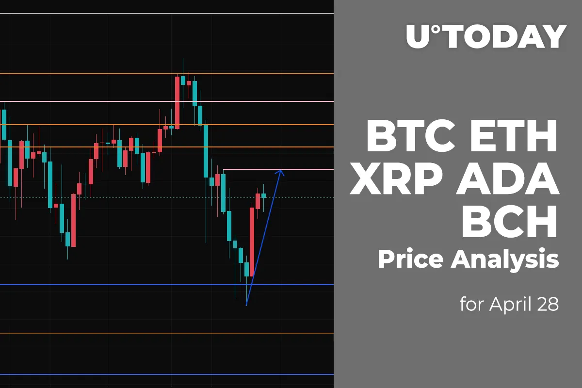 BTC, ETH, XRP, ADA and BCH Price Analysis for April 28