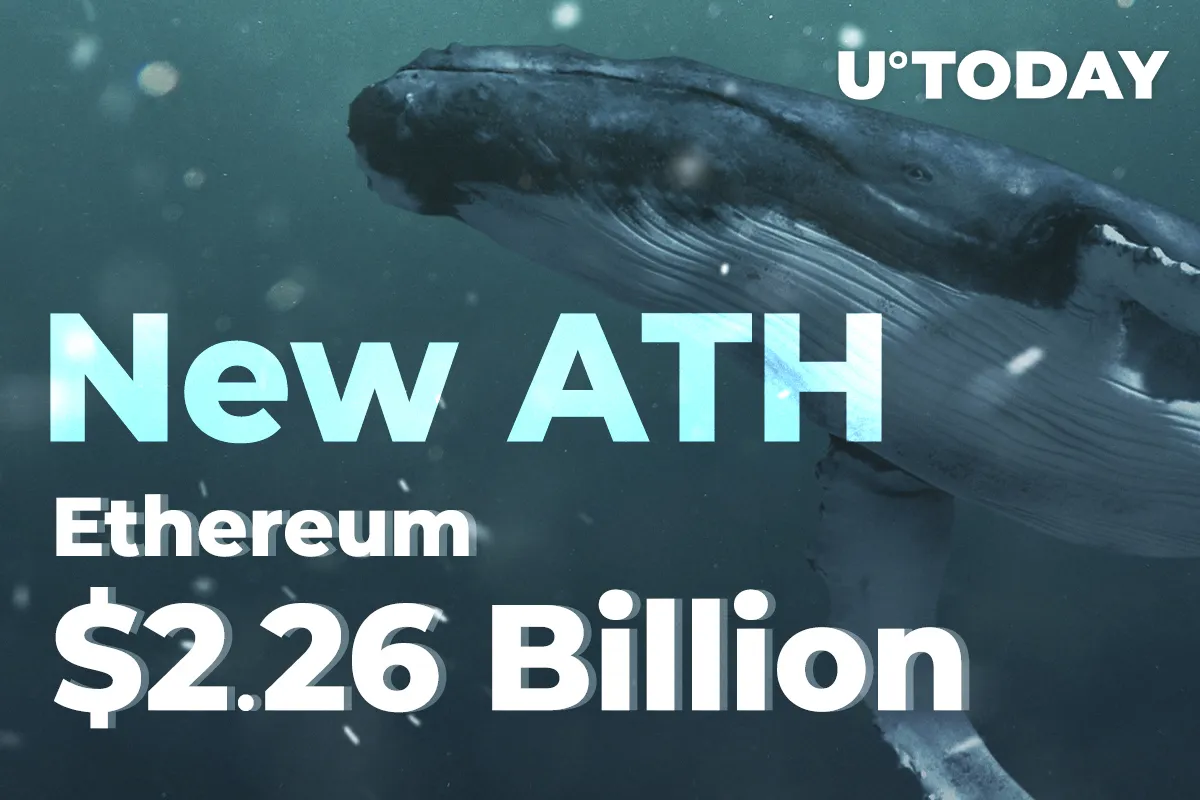 $2.26 Billion in Ether Moved by Whales as Ethereum Miner Balances Hit New All-Time High