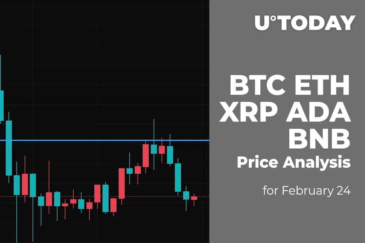 BTC, ETH, XRP, ADA and BNB Price Analysis for February 24