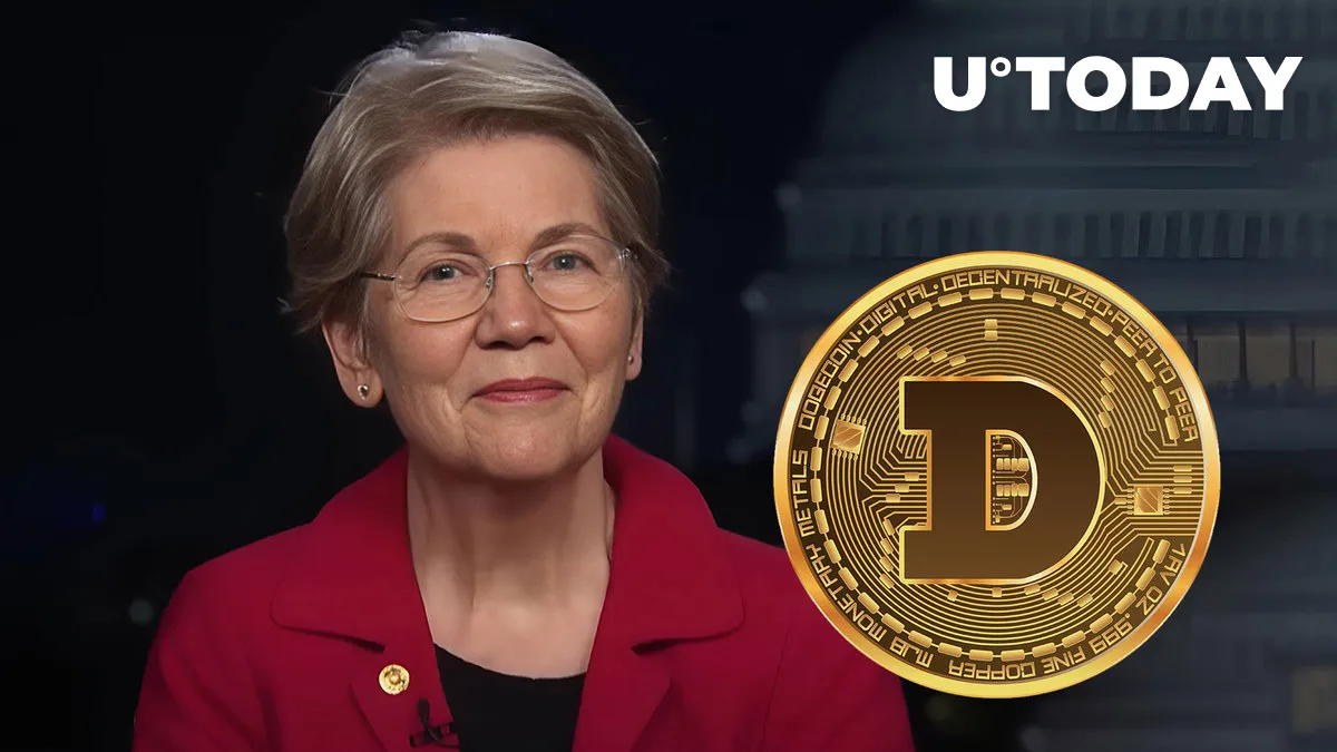 DOGE Co-Founder Slams Senator Warren for Building 'Anti-Crypto Army'
