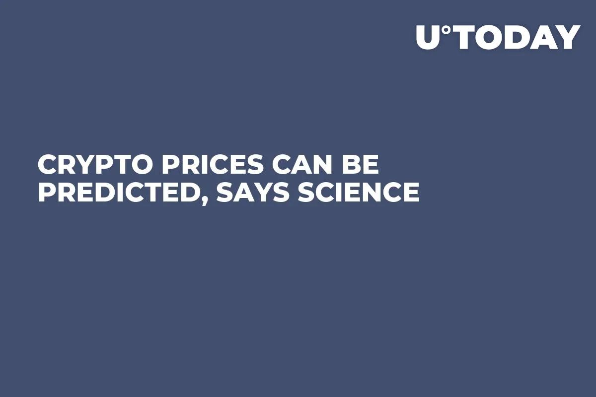 Crypto Prices Can Be Predicted, Says Science