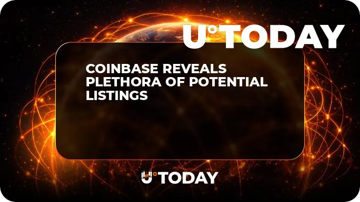 Coinbase Reveals Plethora of Potential Listings  
