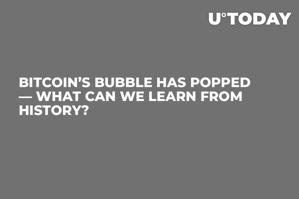 Bitcoin’s Bubble Has Popped — What Can We Learn From History?