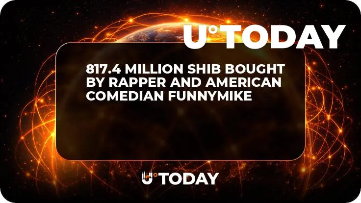817.4 Million SHIB Bought by Rapper and American Comedian FunnyMike