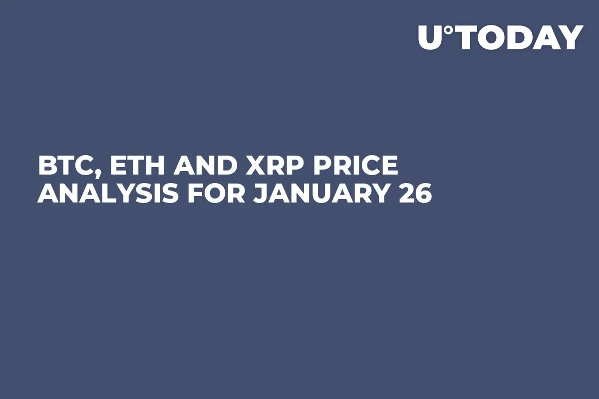 BTC, ETH and XRP Price Analysis for January 26